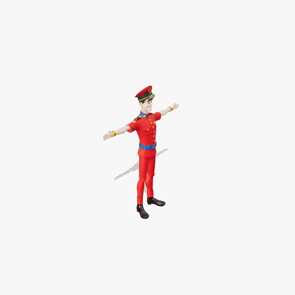 Animated Officer Character model pack